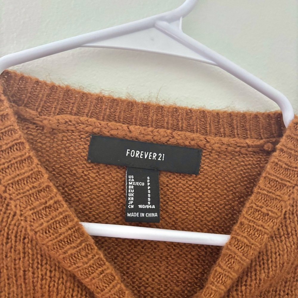 rust colored sweater - Picture 2 of 3